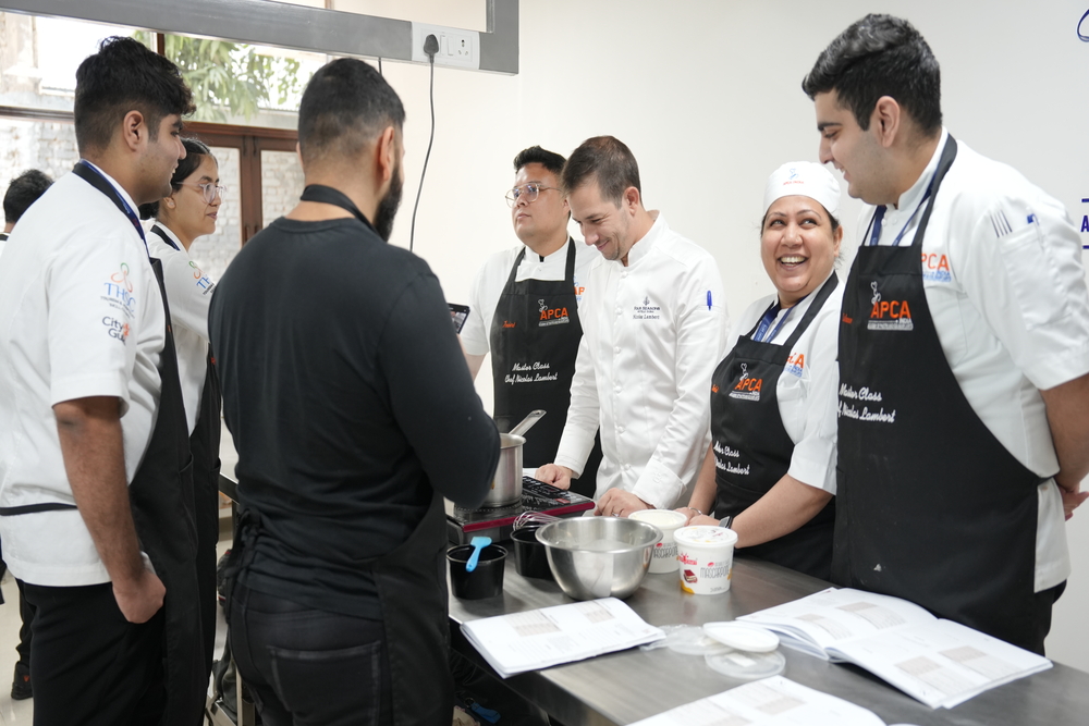 Chefs preparing food